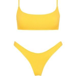 TRIANGL MICA CHEEKY SUNSHINE RIB Bathing Suit NWT NO bag 🍋